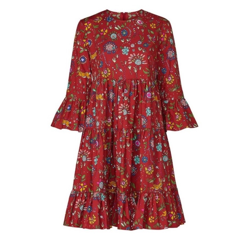 La DoubleJ Rent the Runway Pre-Loved Bambi Dress, Red, Medium - Picture 2 of 16